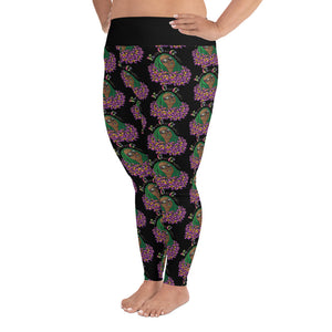 Knatty Gyal All-Over Print Plus Size Leggings