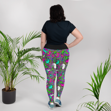 Load image into Gallery viewer, Psycho Unicorn All-Over Print Plus Size Leggings