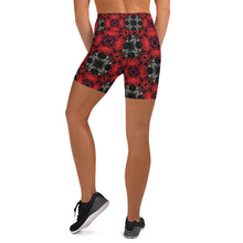Load image into Gallery viewer, Iced Rose Bush Yoga Shorts