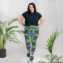 Load image into Gallery viewer, Abducted All-Over Print Plus Size Leggings