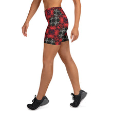 Load image into Gallery viewer, Iced Rose Bush Yoga Shorts
