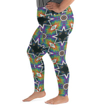 Load image into Gallery viewer, Galatic Star Plus Size Leggings