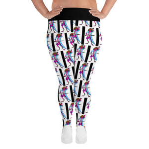 Call Me Sensei All-Over Print Plus Size Leggings