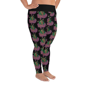 Knatty Gyal All-Over Print Plus Size Leggings