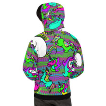 Load image into Gallery viewer, Psycho Unicorn Unisex Hoodie