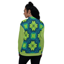 Load image into Gallery viewer, Lily Pad Unisex Bomber Jacket