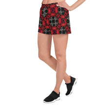 Load image into Gallery viewer, Iced Rose Bush Women&#39;s Athletic Short Shorts