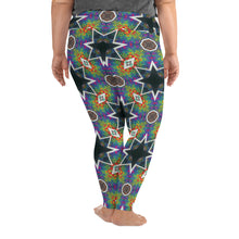 Load image into Gallery viewer, Galatic Star Plus Size Leggings