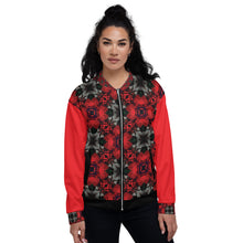 Load image into Gallery viewer, Iced Rose Bush Unisex Bomber Jacket