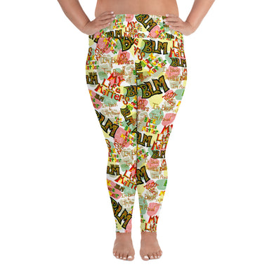 Black Lives Matter All-Over Print Plus Size Leggings