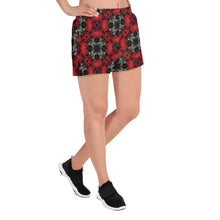 Load image into Gallery viewer, Iced Rose Bush Women&#39;s Athletic Short Shorts