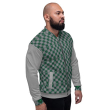 Load image into Gallery viewer, Emerald Diamond Unisex Bomber Jacket