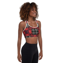 Load image into Gallery viewer, Iced Rose Bush Padded Sports Bra