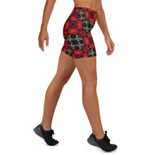Load image into Gallery viewer, Iced Rose Bush Yoga Shorts