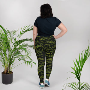 Jamaica All-Over Print Plus Size Leggings