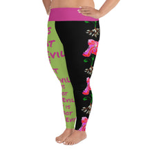 Load image into Gallery viewer, Money is The Root to All Evil All-Over Print Plus Size Leggings