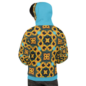 Dancing in the Sun Blue Hood Unisex Hoodie