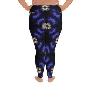 Water Echoes Plus Size Leggings