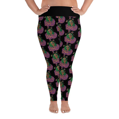 Knatty Gyal All-Over Print Plus Size Leggings