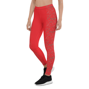 Mexico Red Leggings