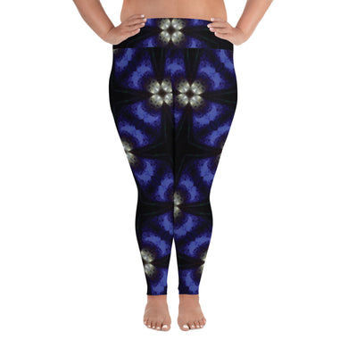 Water Echoes Plus Size Leggings