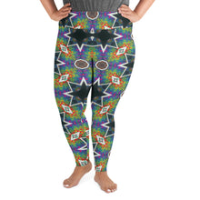 Load image into Gallery viewer, Galatic Star Plus Size Leggings