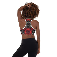 Load image into Gallery viewer, Iced Rose Bush Padded Sports Bra