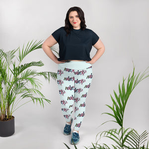 Anxiety All-Over Print Plus Size Leggings