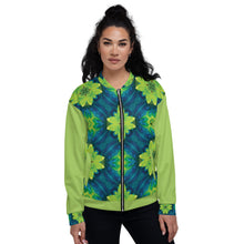 Load image into Gallery viewer, Lily Pad Unisex Bomber Jacket