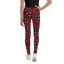 Load image into Gallery viewer, Iced Rose Bush Youth Leggings