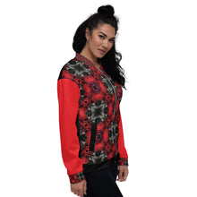 Load image into Gallery viewer, Iced Rose Bush Unisex Bomber Jacket