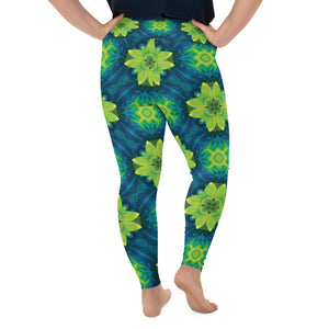 Lily Pad Plus Size Leggings